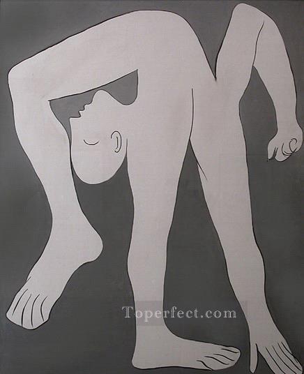 アクロバット 1930 年キュビズム パブロ・ピカソ油絵